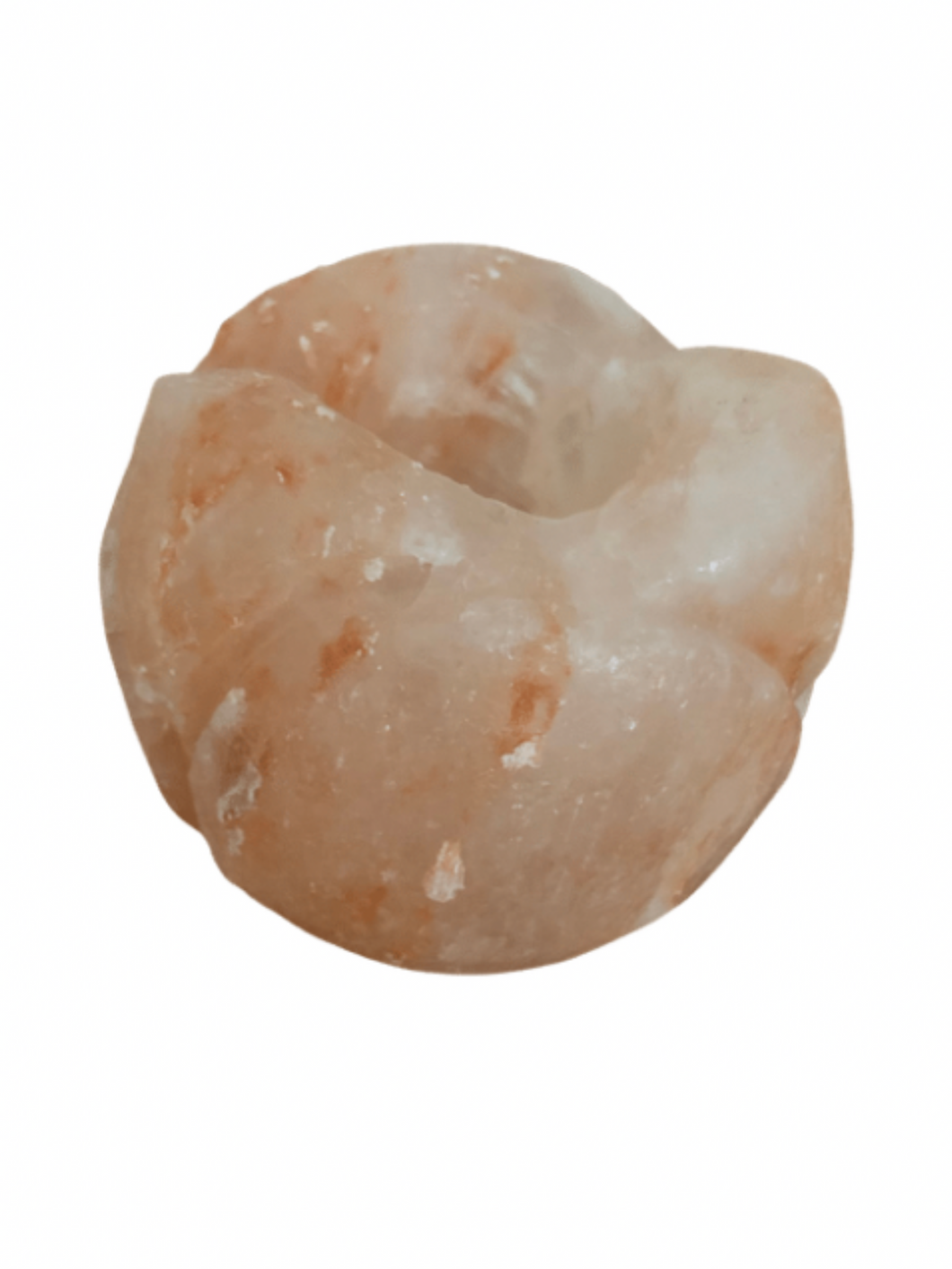 Flower Himalayan Salt Tea Light Holder