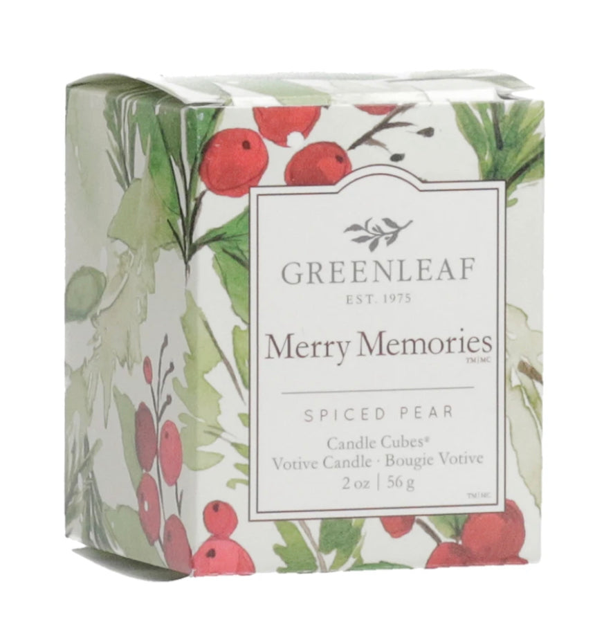 Greenleaf “Merry Memories” Votive Candle
